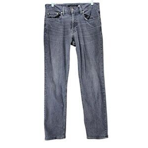 Banana Republic Jeans Mens 31x30 Gray Stretch Mid Rise Slim *GUC*
